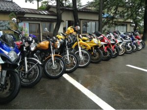 氷見港直送海鮮民宿　女岩荘には毎年たくさんのバイクツーリングにお越しになります